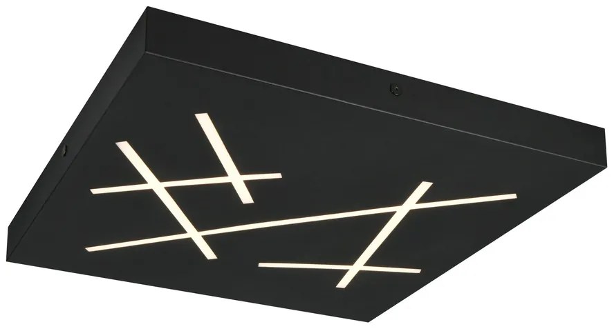 Φωτιστικό Οροφής Trio Lighting SNIP 630810132 Μαύρο Ματ (Black Mat) 2700 - 6500K