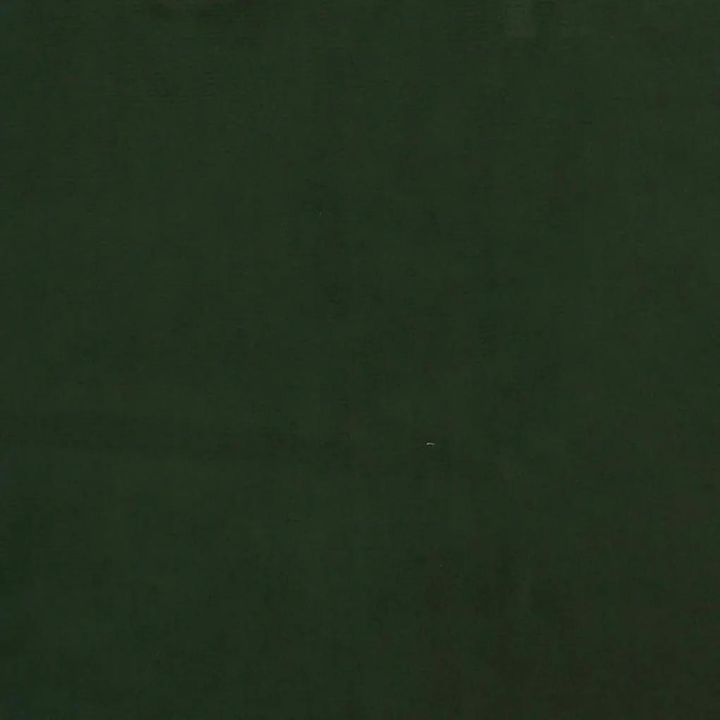 vidaXL Υποπόδιο Σκούρο Πράσινο 45x29,5x35 εκ. Βελούδινο