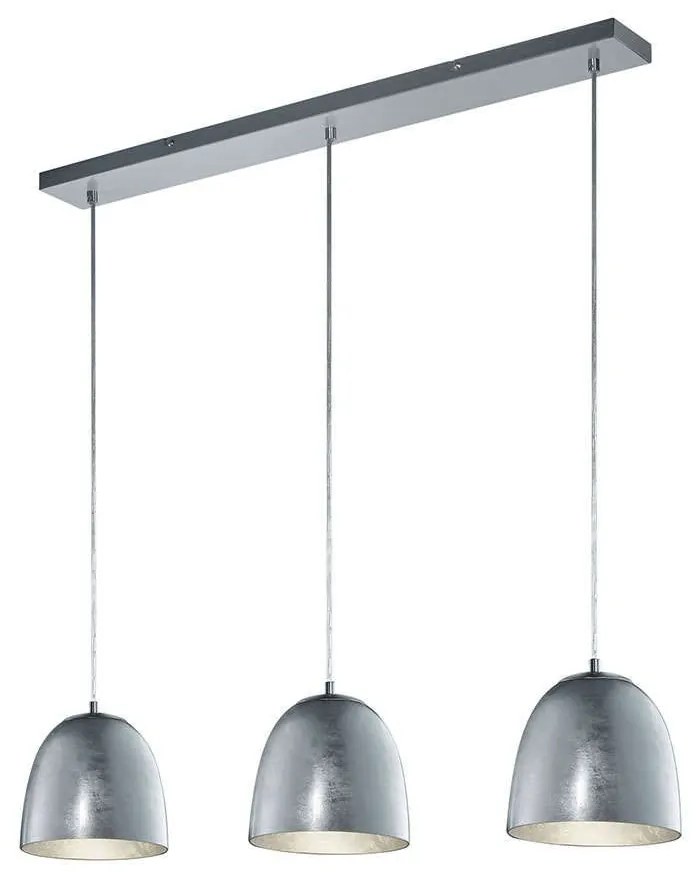 Φωτιστικό Οροφής - Ράγα Ontario 305200389 Silver Trio Lighting Glass