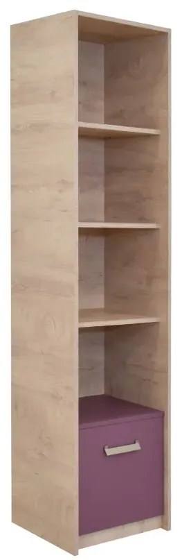 MATIS Βιτρίνα ντουλάπα Kinder 1V Βιολετί Matis640661