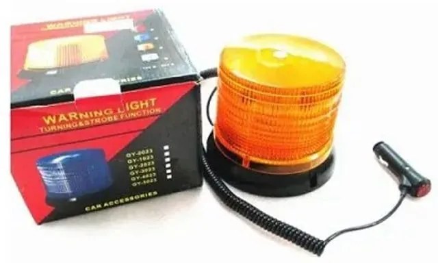 Φάρος Ασφαλείας Περιστρεφόμενος 12V&amp;24V – Warning light turing &amp; strobe function GY-0023-132435-132435