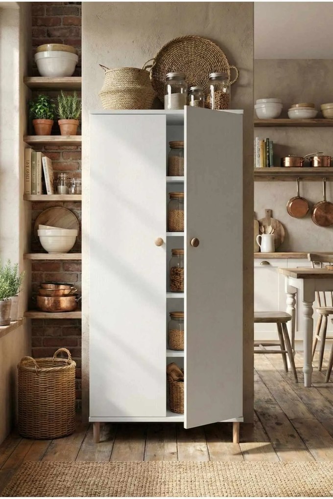Ντουλάπι Λευκό MEGRER 60x30x130
