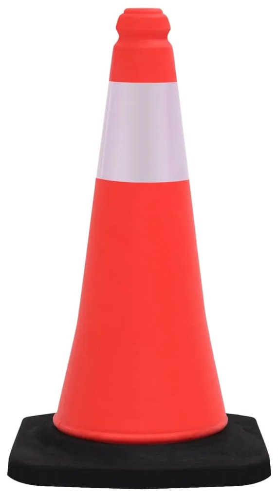 vidaXL Κώνοι Σήμανσης Ανακλαστικοί με Βαριά Βάση 4 τεμ. 50 εκ.