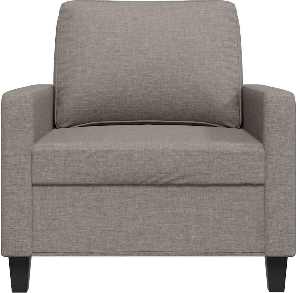 vidaXL Πολυθρόνα Taupe 60 εκ. Υφασμάτινη