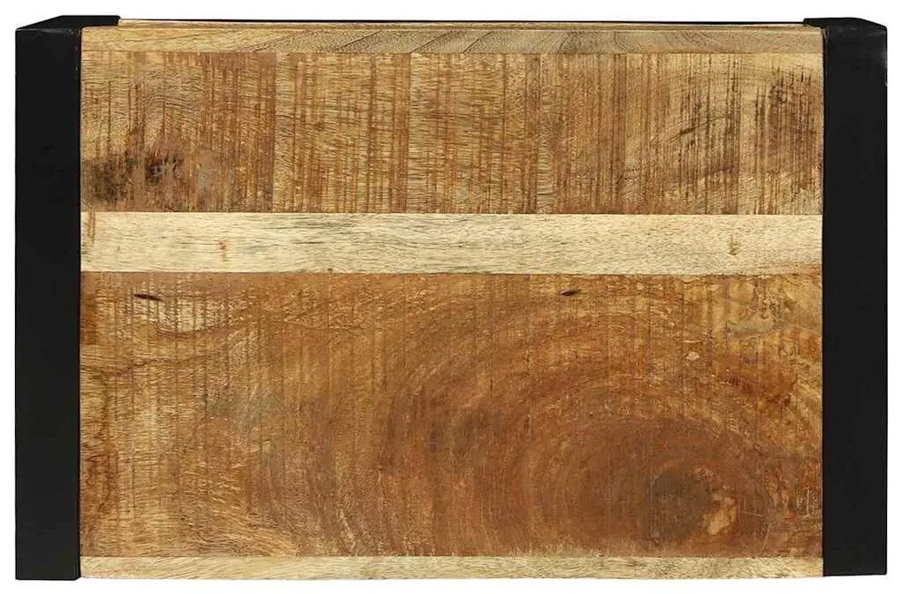 vidaXL Κύβος Τοίχου με ράφι Καφέ 55 x 35 x 40 εκ Μασίφ ξύλο μάνγκο