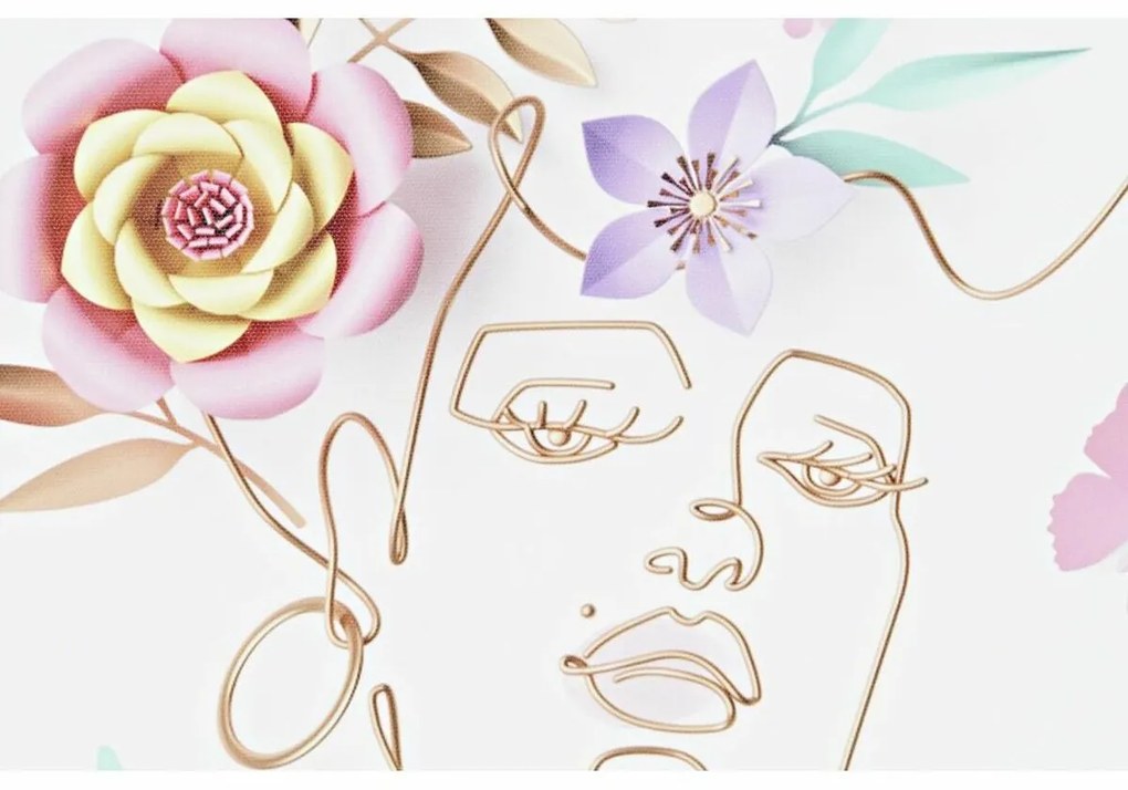 Καμβάς DKD Home Decor Καμβάς Ξύλο MDF 40 x 1,8 x 40 cm