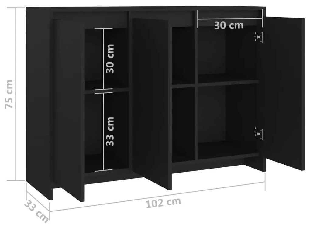 ΜΠΟΥΦΕΣ ΜΑΥΡΟΣ 102 X 33 X 75 ΕΚ. ΑΠΟ ΜΟΡΙΟΣΑΝΙΔΑ 809774