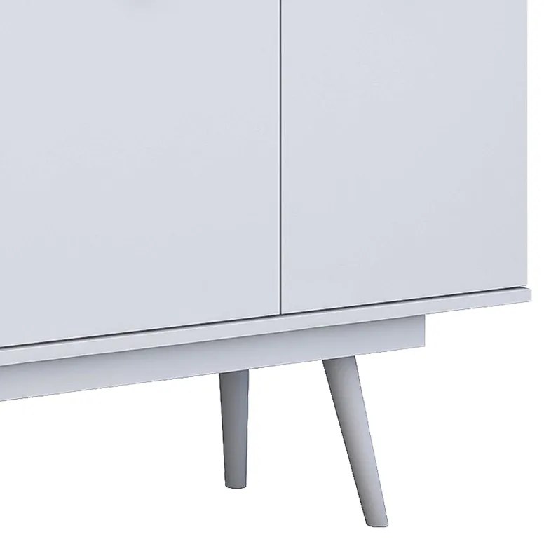ΜΠΟΥΦΕΣ SALONDE PAKOWORLD ΛΕΥΚΟ ΜΕΛΑΜΙΝΗΣ-ΛΕΥΚΟ PP ΠΟΔΙ 180X40X82.6ΕΚ