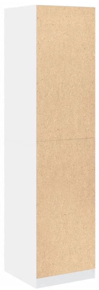 vidaXL Ντουλάπα Λευκή 50 x 50 x 200 εκ. από Επεξ. Ξύλο