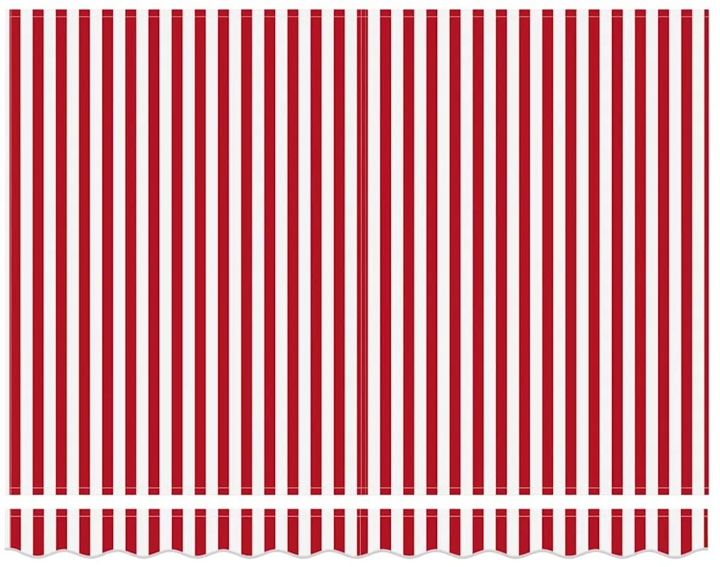 vidaXL Σκηνίτσα Αναδιπλούμενη Κόκκινο και λευκό 350 x 250 εκ