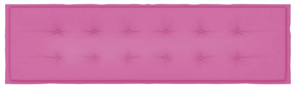 vidaXL Μαξιλάρι Κήπου Ροζ 180x50x4 εκ Ύφασμα Oxford