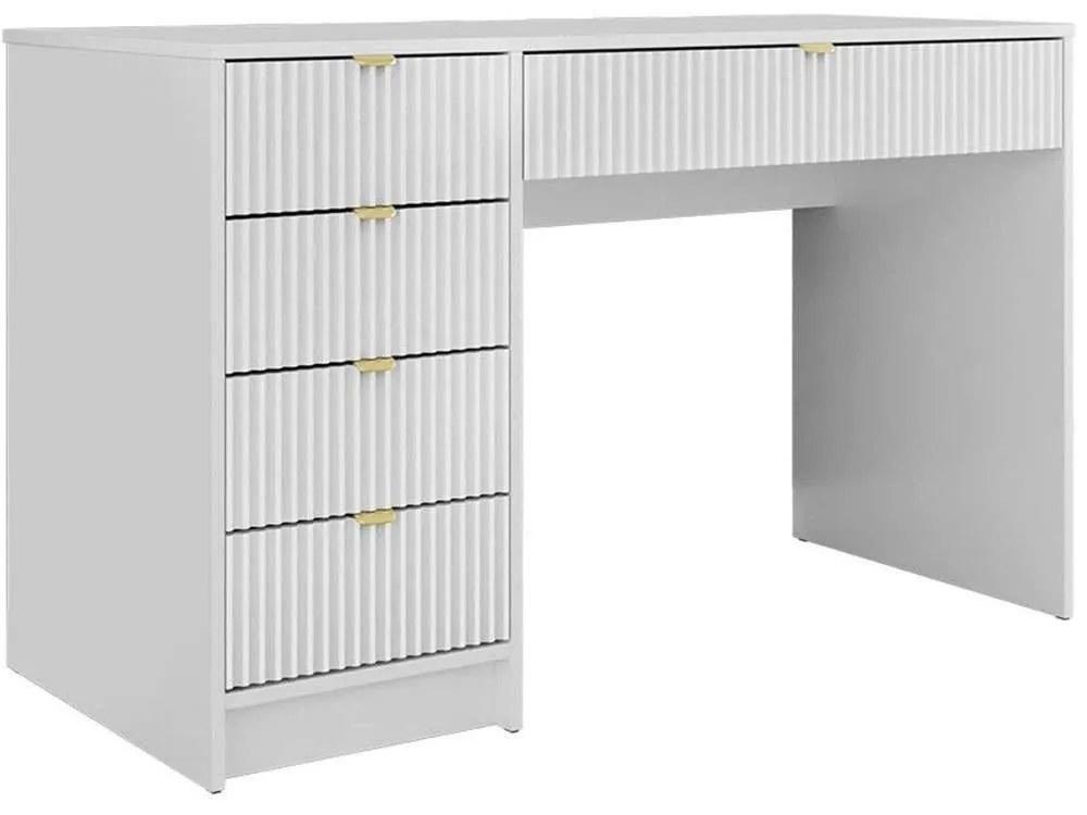 Γραφείο Tireno 162649919 120x55x76cm White-Gold