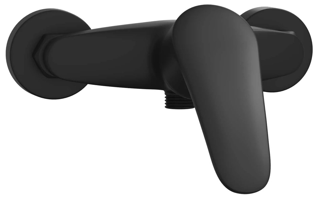 vidaXL Μίξερ ντους Μαύρο G 1 / 2 ίντσες