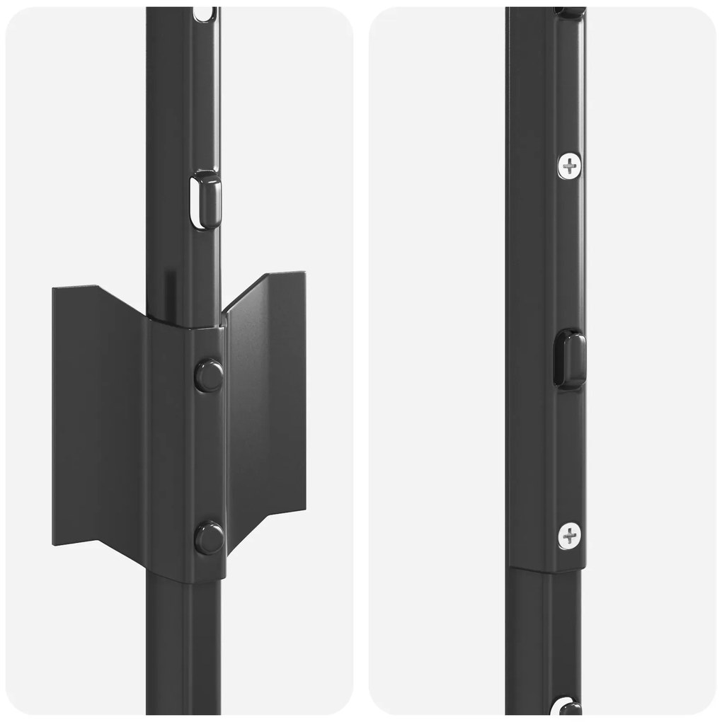 vidaXL Πόλοι Φράχτη 88 pcs U-Channel Γκρι 140 εκ Ατσάλι