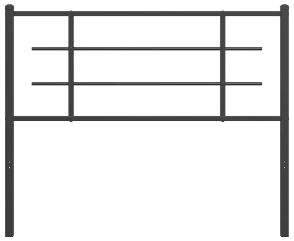 vidaXL Κεφαλάρι Μαύρο 107 εκ. Μεταλλικό