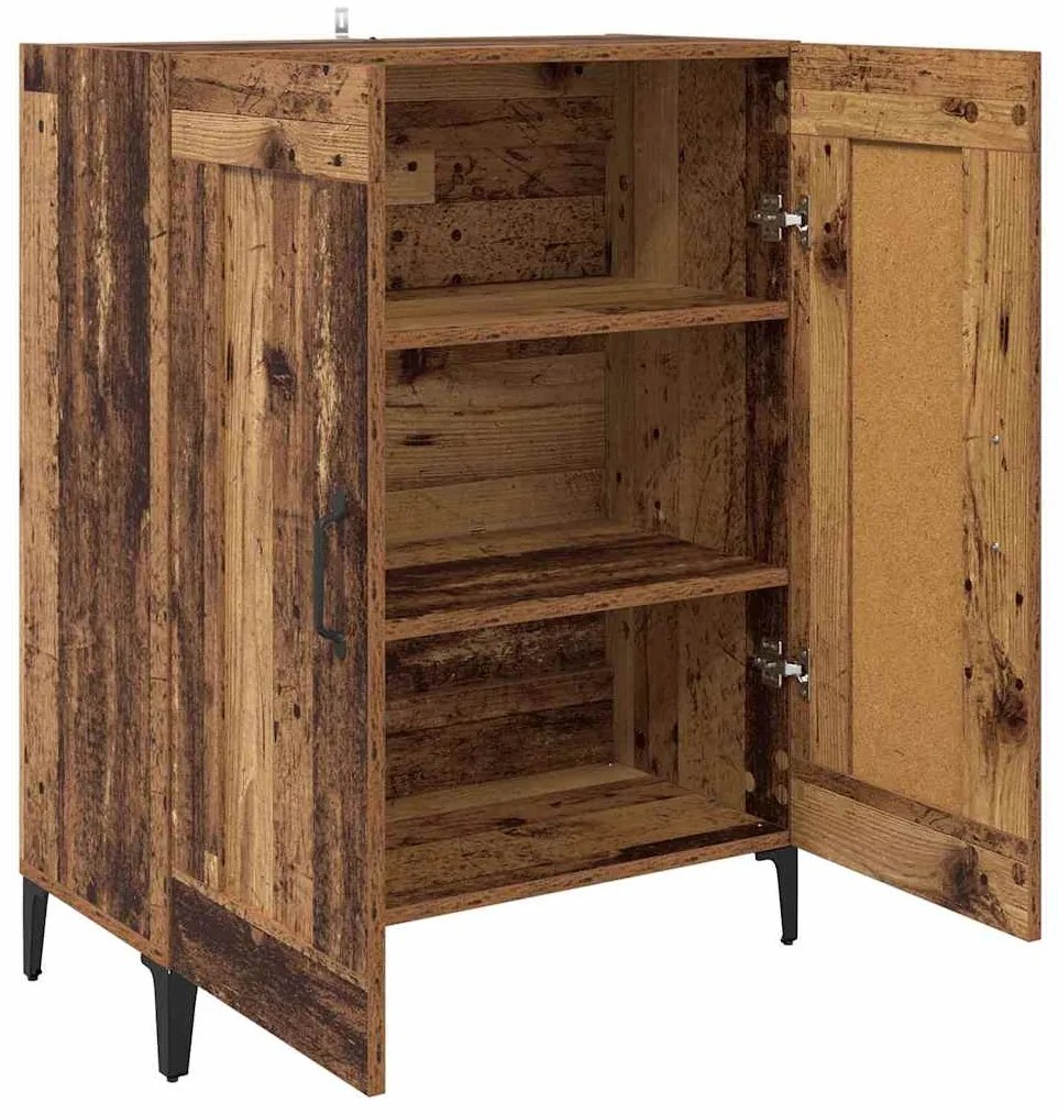 vidaXL Πλαϊνό γραφείο Παλιό Ξύλο 69,5 x 34 x 90 εκ. Επεξεργασμένο ξύλο