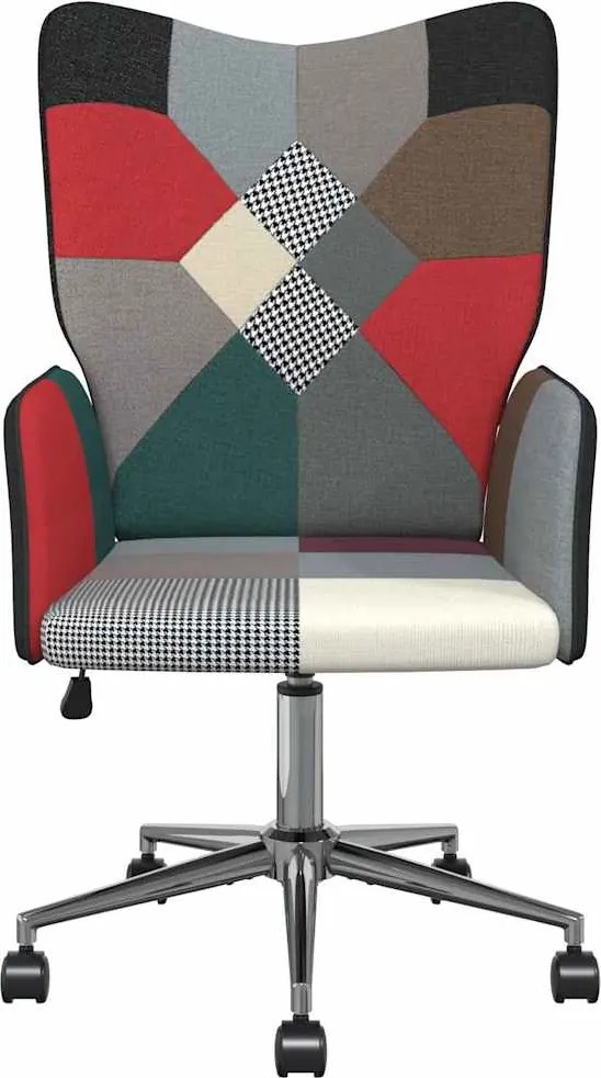 vidaXL Πολυθρόνα Relax Σχέδιο Patchwork Υφασμάτινη
