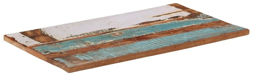 vidaXL Επιφάνεια Τραπεζιού Ορθ. 60x100 εκ 25-27 χιλ Μασίφ Ανακ. Ξύλο