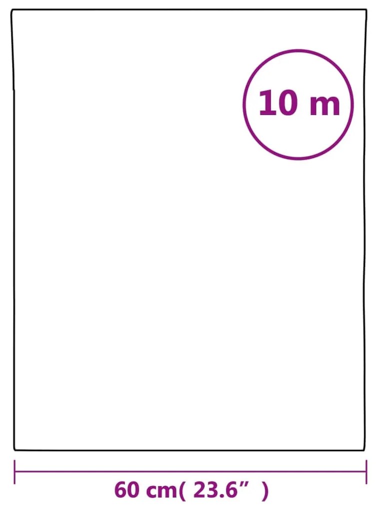 vidaXL Μεμβράνη Ηλιακή Αντιστατική Εφέ Ανάκλασης Ασημί 60x1000 εκ. PVC