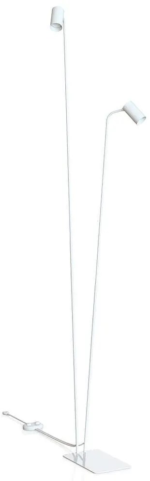 Φωτιστικό Δαπέδου Mono 7705 2xGU10 10W 212cm White Nowodvorski Metal, Plastic