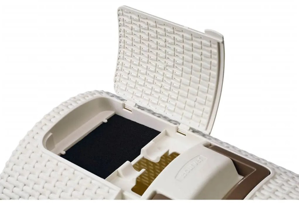 Curver 408742  Hooded Cat Litter Box 51x38,5x39,5 cm White 400462
