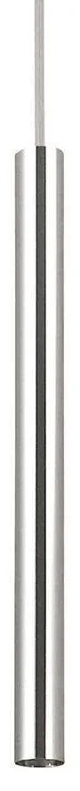 Φωτιστικό Οροφής Ultrathin Round 187662 3x60/255cm LED 11,5W 3000K Chrome Ideal Lux