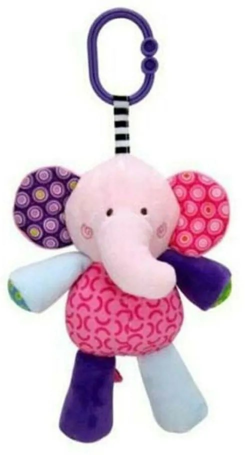 Κρεμαστό Λούτρινο Ζωάκι Με Μουσική Music Toy Elephant 10191440005 Lorelli