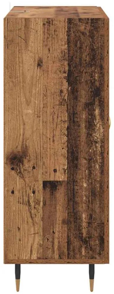 vidaXL Πλαϊνό γραφείο Παλιό ξύλο 69,5 x 34 x 90 εκ. Επεξεργασμένο ξύλο