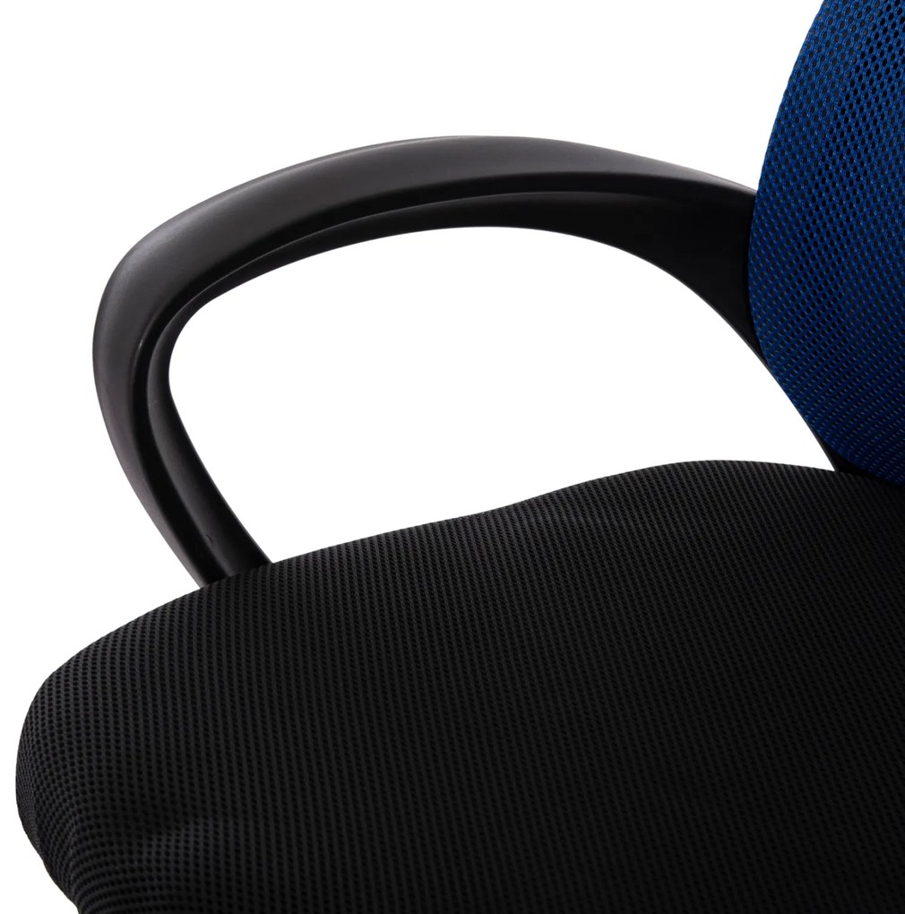 ΚΑΡΕΚΛΑ ΓΡΑΦΕΙΟΥ TRAIL2 HM1193.36 ΜΠΛΕ &amp; ΜΑΥΡΟ MESH-ΠΟΔΙ ΧΡΩΜΙΟΥ 61x61x116Yεκ.