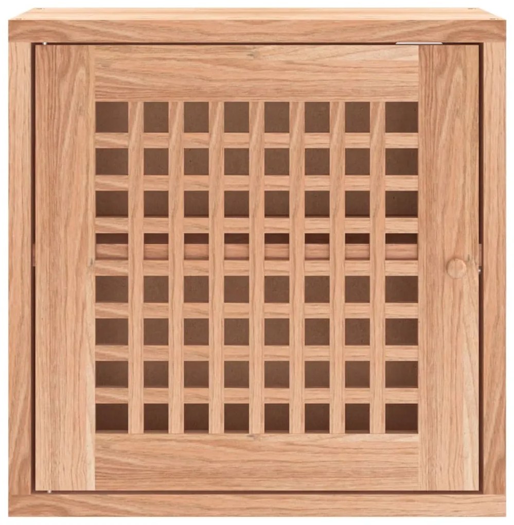 vidaXL Ντουλάπι Τοίχου 42 x 18 x 42 εκ. από Μασίφ Ξύλο Καρυδιάς