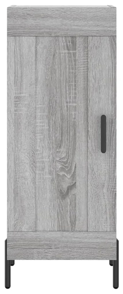 vidaXL Ντουλάπι Γκρι Sonoma 34,5x34x90 εκ. από Επεξεργασμένο Ξύλο