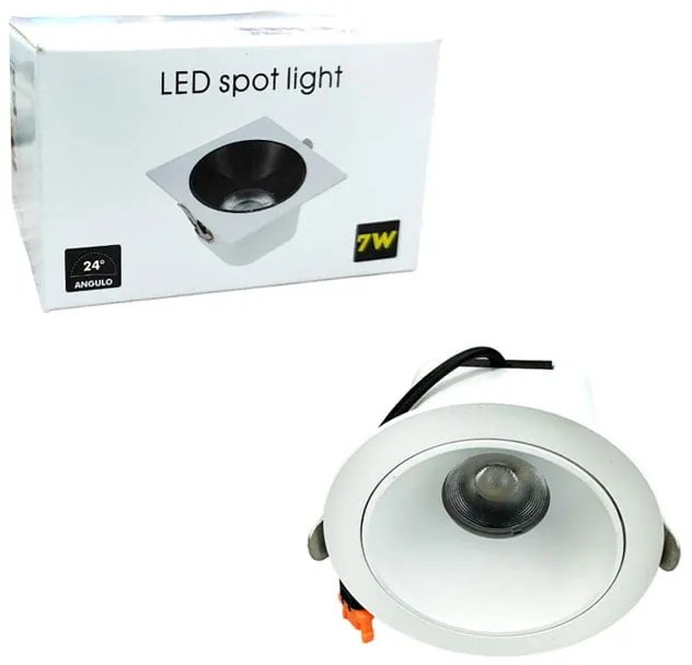 LED λάμπα σποτάκι ψυχρό φωτισμός 7W 6000K 85-265V 90lm- Spot Light