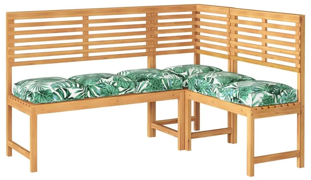 vidaXL Μαξιλάρι παλέτας για κάθισμα Floral 6 pcs Μοτίβο φύλλων