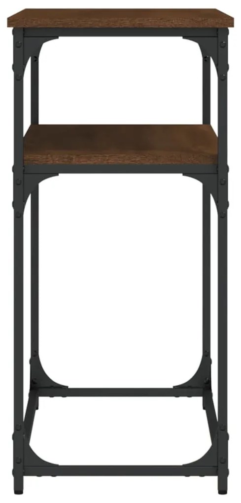vidaXL Τραπέζι Κονσόλα Καφέ Δρυς 100x35,5x75 εκ. Επεξεργασμένο Ξύλο