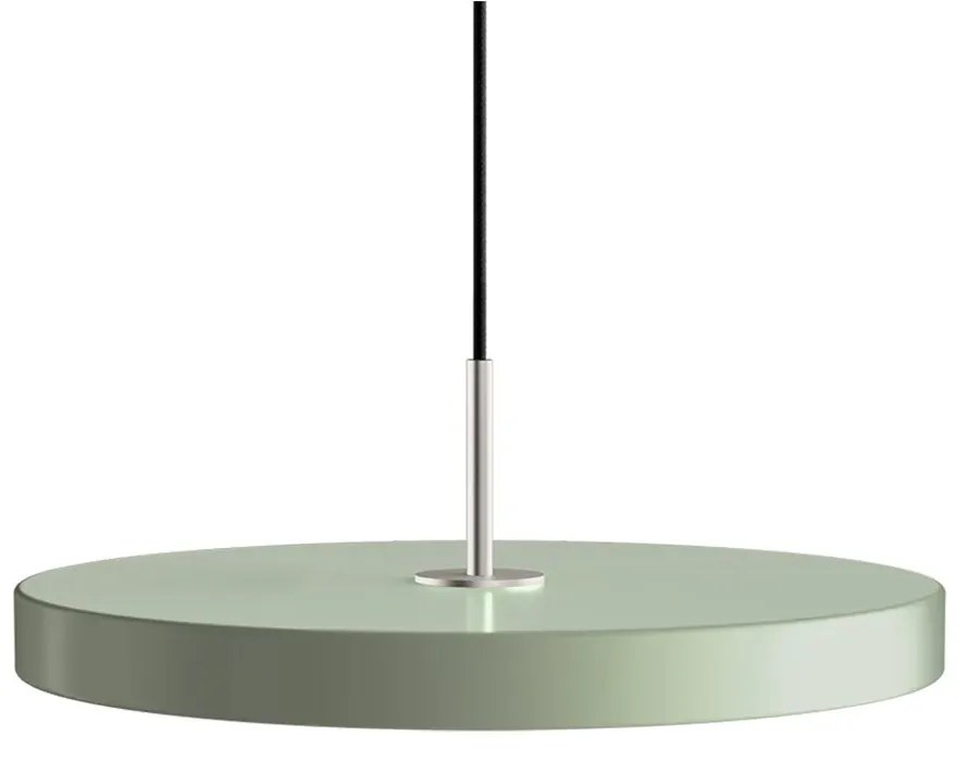 Φωτιστικό Οροφής Asteria Medium Steel 2421C4172 Φ43x4cm Led 1300lm 16W 3000k Nuance Olive Umage