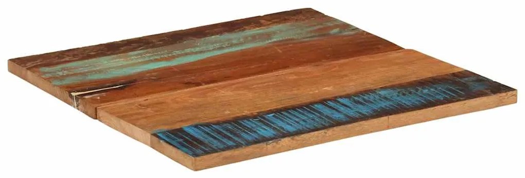 vidaXL Επιφάνεια Τραπεζιού Τετρ. 70x70 εκ. 25-27 χιλ. Μασίφ Ανακ. Ξύλο