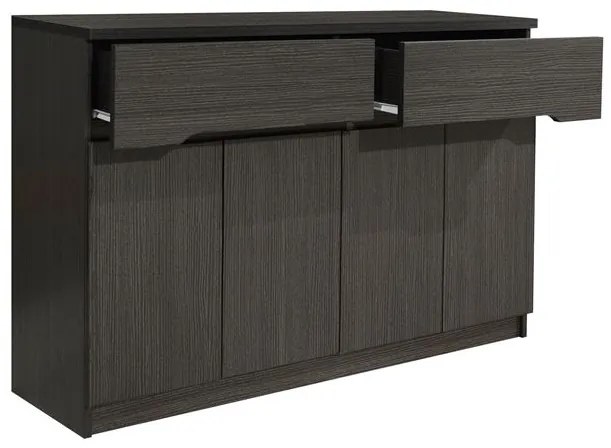ΜΠΟΥΦΕΣ JOLENE HM2234.01 2 ΣΥΡΤΑΡΙΑ &amp; 4 ΠΟΡΤΕΣ ZEBRANO 120X40X80εκ.