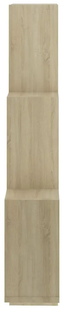 vidaXL Ράφι Κύβος Τοίχου Sonoma Δρυς 78 x 15 x 93 εκ. από Επεξ. Ξύλο