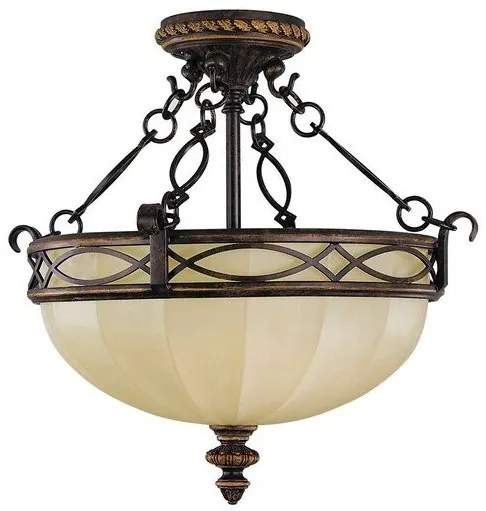 Πλαφονιέρα Φωτιστικό Οροφής 2xE27  Καφέ  Drawing Room FE-DRAWING-ROOM-SFC Elstead Lighting-FE-DRAWING-ROOM-SFC-Καφέ FE-DRAWING-ROOM-SFC