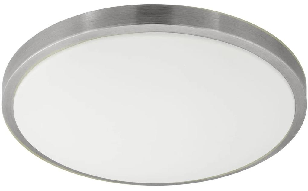 Φωτιστικό Οροφής Led Competa 1 96034 White-Silver Eglo Μέταλλο,Πλαστικό
