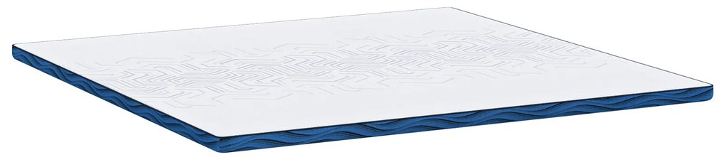 vidaXL Στρώματα Λευκό και Μπλε 180 x 200 cm