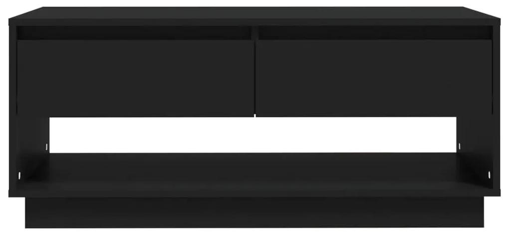 Τραπεζάκι Σαλονιού Μαύρο 102,5 x 55 x 44 εκ. από Μοριοσανίδα - Μαύρο