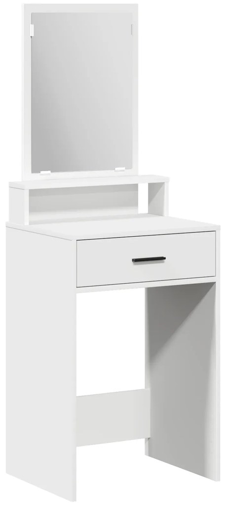 vidaXL Τραπέζι Μακιγιάζ με Συρτάρια Λευκό 50x41x140 εκ