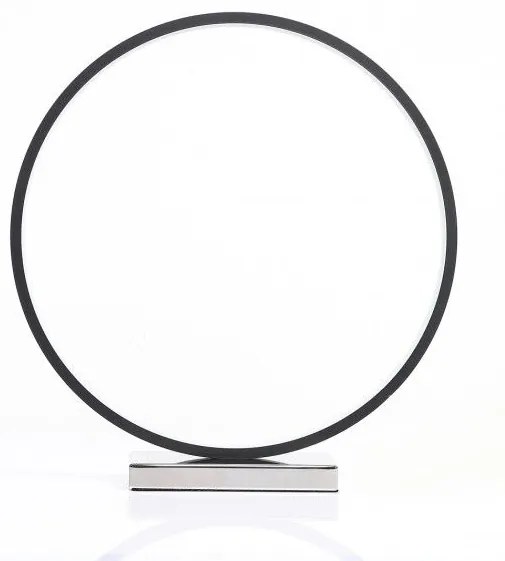 Designnest Round Table Lamp Heng Σφαιρική διακοσμητική λάμπα διαμέτρου 35 εκατοστών με ροοστάτη Μαύρο DH1246/RDTB35 Μαύρο