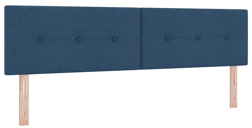 vidaXL Κεφαλάρι με κεφαλάρι Μπλε 180 cm ύφασμα