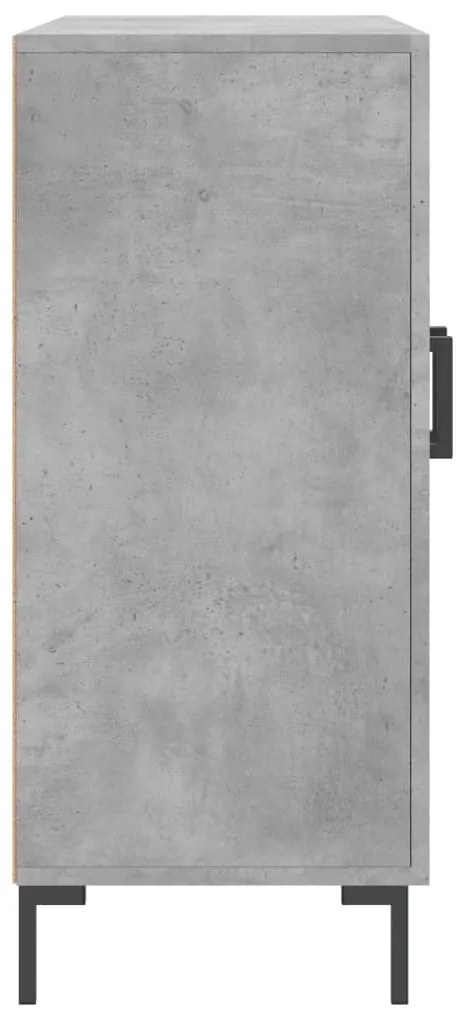 vidaXL Ντουλάπι Γκρι Σκυροδέματος 90x34x80 εκ. Επεξεργασμένο Ξύλο