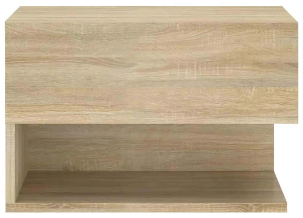 vidaXL Κομοδίνα Επιτοίχια 2 τεμ. Sonoma Δρυς