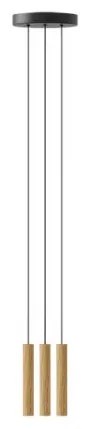 Κρεμαστό Φωτιστικό Οροφής 3xLED 2W Δρύινο Chimes Cluster 3 Umage-2230-Μπεζ 2230