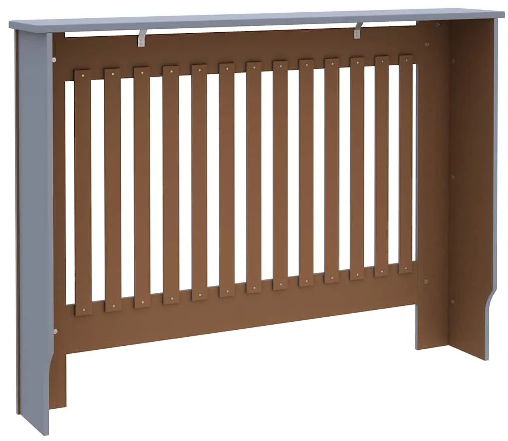 vidaXL Κάλυμμα Καλοριφέρ Ανθρακί 112 x 19 x 81,5 εκ. από MDF