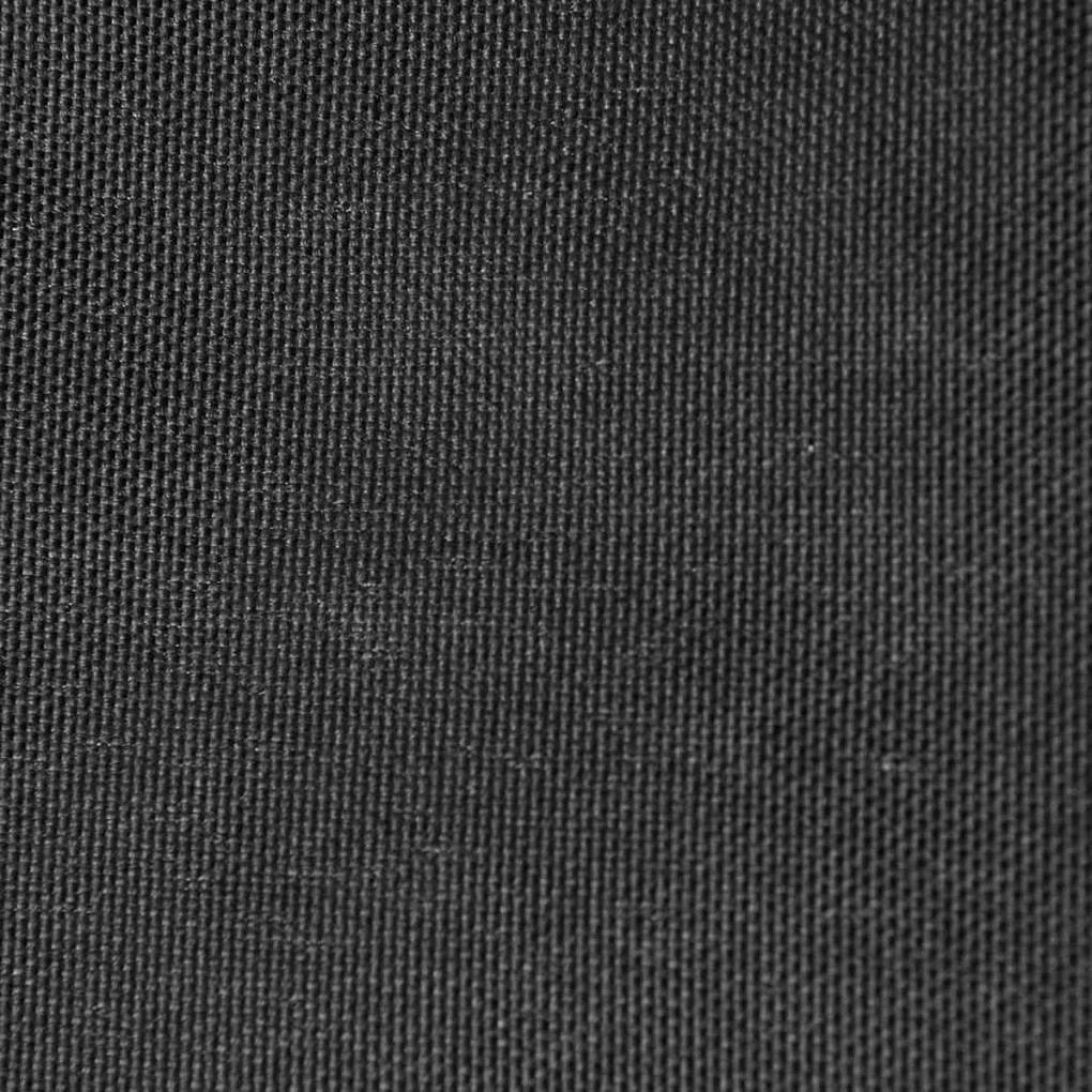 Διαχωριστικό Βεράντας Ανθρακί 90 x 600 εκ. από Ύφασμα Oxford - Ανθρακί